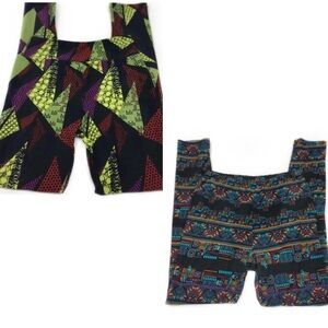 LuLaRoe 2 Multi- Color Leggings, Size OS/ Tween.